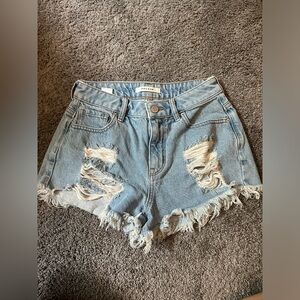 PacSun high rise festival jean shorts